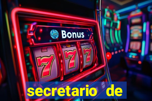 secretario de esporte salario